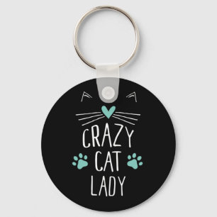 Crazy Cat Lady Sleutelhanger