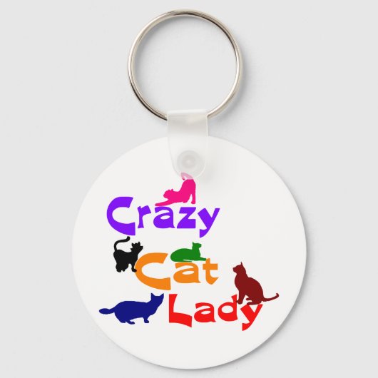 CRAZY CAT LADY SLEUTELHANGER (Voorkant)