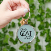 Crazy Cat Lady Sleutelhanger (Hand)