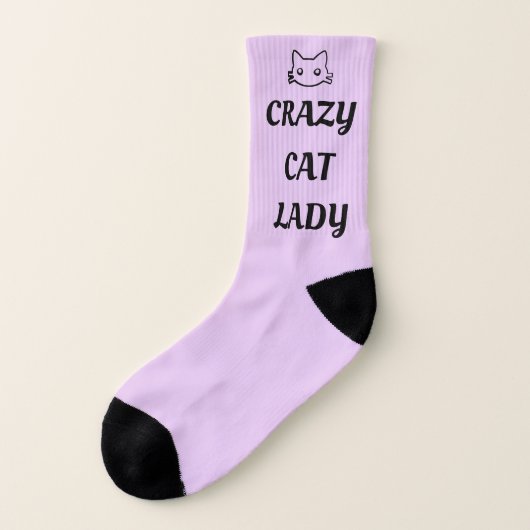 Crazy Cat Lady Sokken (Links - buitenkant)