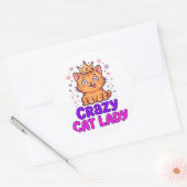 Crazy Cat Lady Sticker (Envelop)