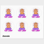Crazy Cat Lady Sticker (Vel)