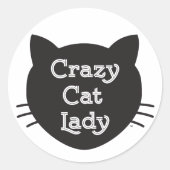 Crazy Cat Lady Sticker (Voorkant)