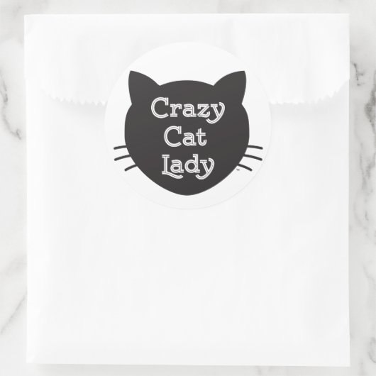 Crazy Cat Lady Sticker (Tas)