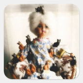 Crazy cat lady stickers (Voorkant)