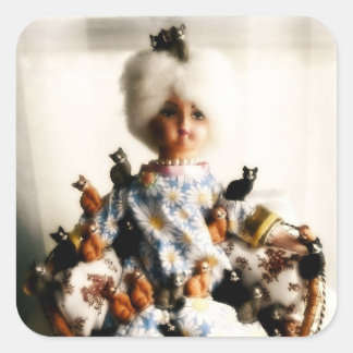 Crazy cat lady stickers