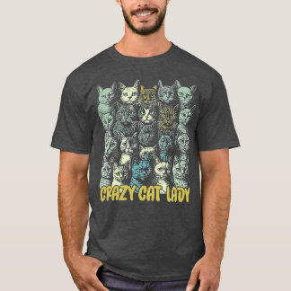 Crazy Cat Lady T-shirt