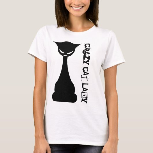 Crazy Cat Lady T-shirt (Voorkant)