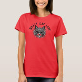 Crazy cat lady t-shirt (Voorkant)