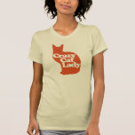 Crazy cat lady t-shirt<br><div class="desc">dierenvriend van een gekke kattenvrouw</div>
