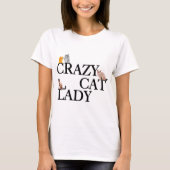 Crazy Cat Lady T-shirt (Voorkant)