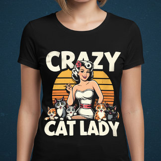 Crazy Cat Lady T-shirt
