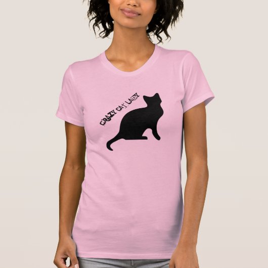 Crazy Cat Lady T-shirt (Voorkant)