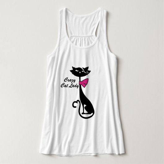 Crazy Cat Lady Tanktop (Design voorkant)