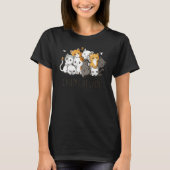 Crazy Cat Lady Team Cat Butterfly Smile Tee T-shirt (Voorkant)