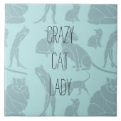 Crazy Cat Lady Tegeltje (Voorkant)