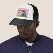 Crazy Cat Lady thuis Trucker Pet (In situ)
