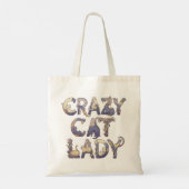 Crazy Cat Lady Tote Bag (Achterkant)