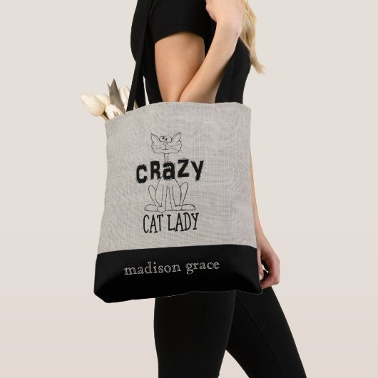 Crazy Cat Lady Tote Bag (Dichtbij)