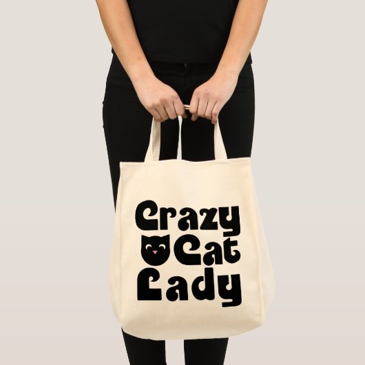 Crazy Cat Lady Tote Bag (Voorkant (product))