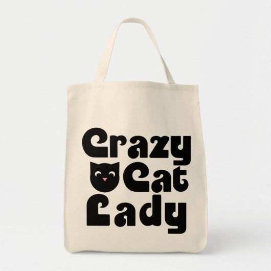 Crazy Cat Lady Tote Bag (Voorkant)