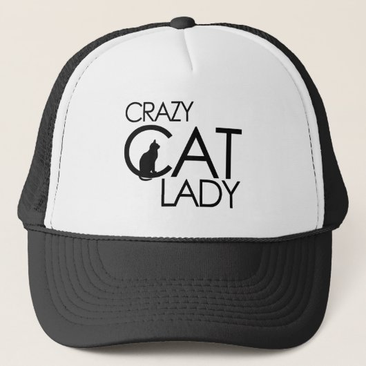 Crazy Cat Lady Trucker Pet (Voorkant)