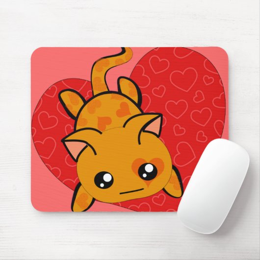 Crazy Cat Lady Ultra Schattige Kawaii Anime Kat Muismat (Met muis)