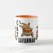 Crazy Cat Lady Ultra Schattigee Anime Leopard Kat Mok (Midden)