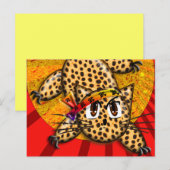 Crazy Cat Lady Ultra Schattigee Anime Rainbow Hoof Briefkaart (Voorkant / Achterkant)