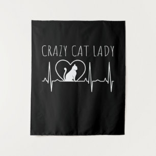 Crazy Cat Lady Wandkleed