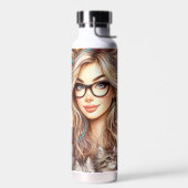 Crazy Cat Lady  Waterfles (Links)