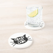 Crazy Cat Lady Zandsteen Onderzetter (Zijkant)