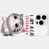 Crazy Cat Lady Zwarte Kat Cadeaus Case-Mate iPhone Case (Achterkant (horizontaal))