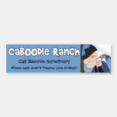 "Crazy Cat Man" Bumpersticker (Voorkant)