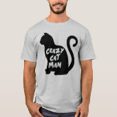 CRAZY CAT-MAN T-SHIRT (Voorkant)