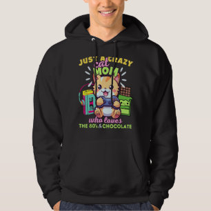 Crazy Cat Mom die houdt van het spelen van katten  Hoodie
