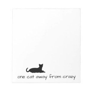 Crazy Cat Notepad Notitieblok
