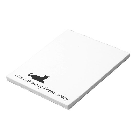 Crazy Cat Notitieblok (Linkerzijde)