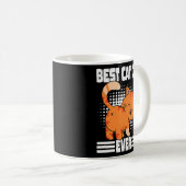 Crazy Cat Pap Kat Vader Beste Kat Vader ooit Koffiemok (Voorkant rechts)