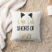 Crazy Cat Person Pillow Kussen (Deken)
