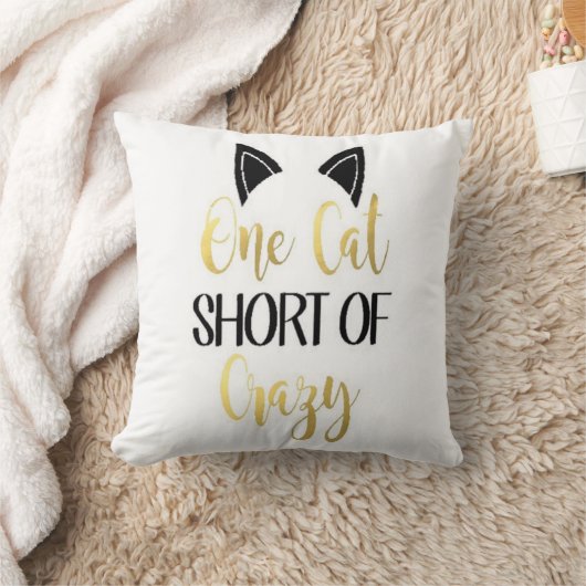 Crazy Cat Person Pillow Kussen (Deken)