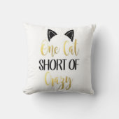 Crazy Cat Person Pillow Kussen (Voorkant)