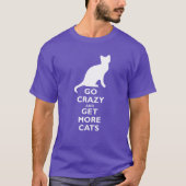 Crazy Cat Person T-shirt (Voorkant)