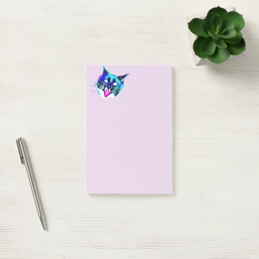 Crazy Cat Post-It Notes (Kantoor)
