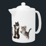 Crazy Cat Teapot Theepot<br><div class="desc">Deze kattentheepot is een geweldig cadeau voor elke kattenliefhebber.</div>