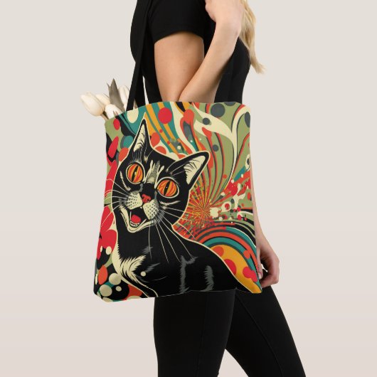 Crazy Cat Tote Bag (Dichtbij)