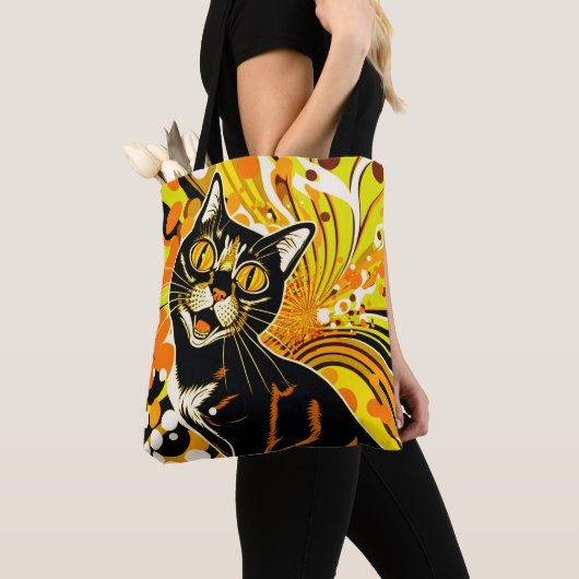 Crazy Cat Tote Bag (Dichtbij)