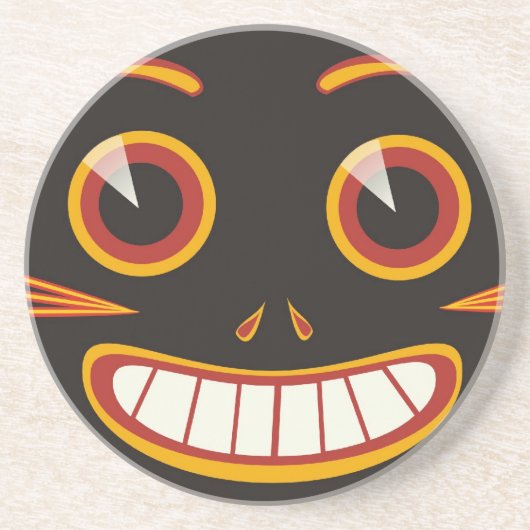 Crazy Cat Zandsteen Onderzetter (Voorkant)