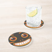 Crazy Cat Zandsteen Onderzetter (Zijkant)