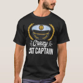 Crazy Catamaran Captain Sailing Sailor  4 T-shirt (Voorkant)